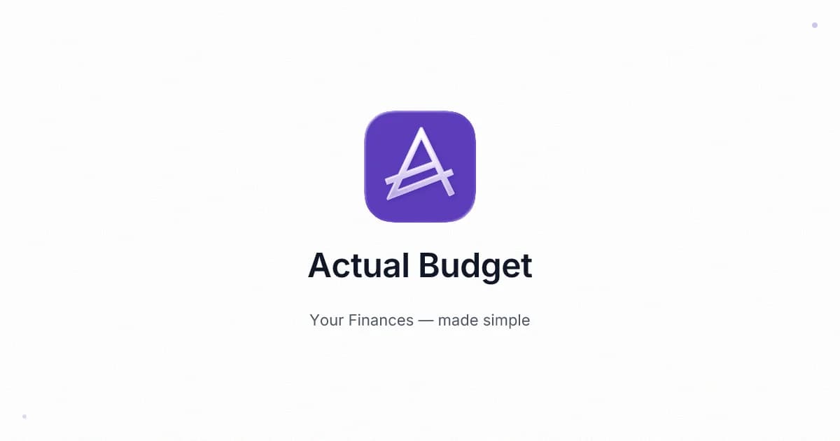Actual Budget preview