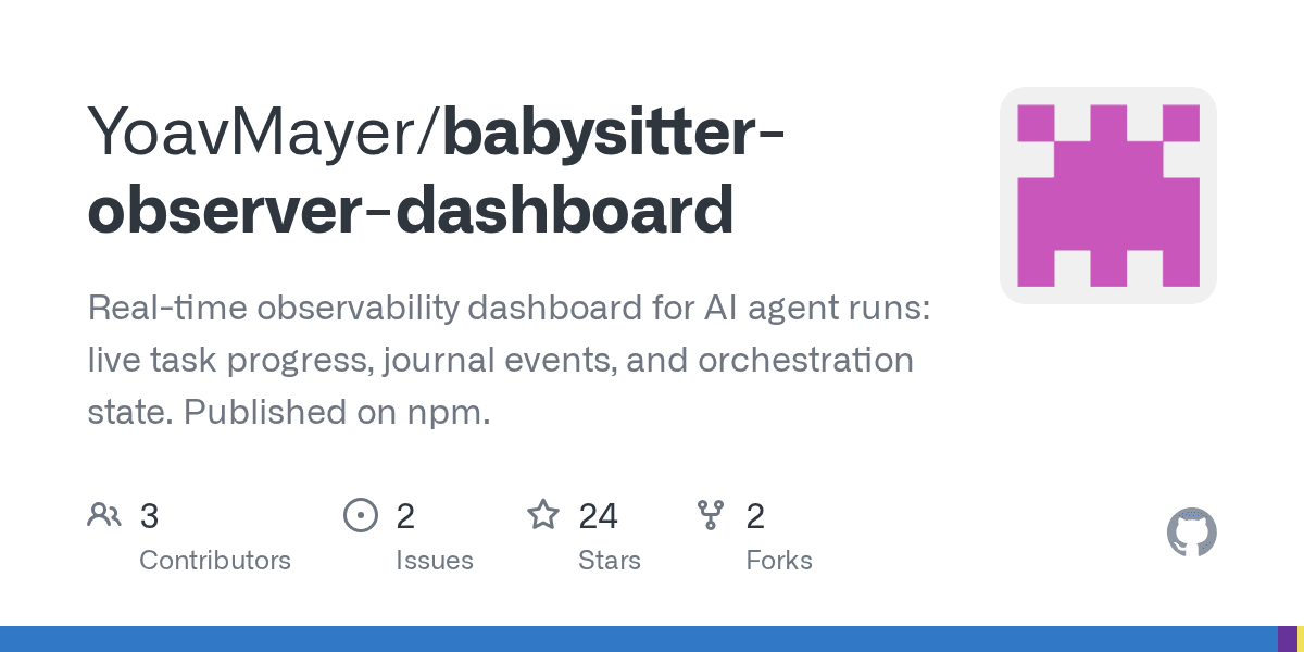 Babysitter Observer Dashboard preview