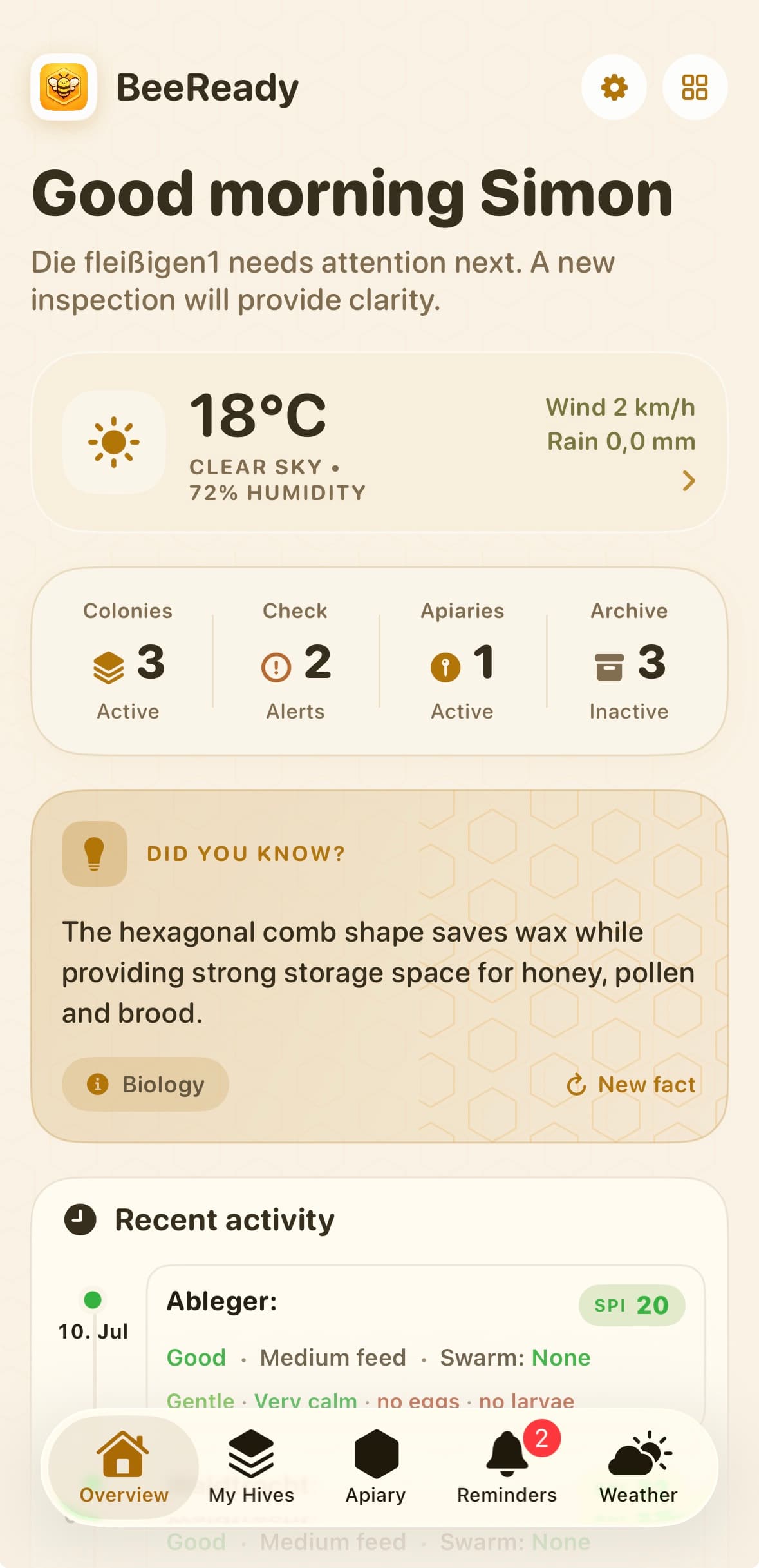 BeeReady Beekeeping Records preview