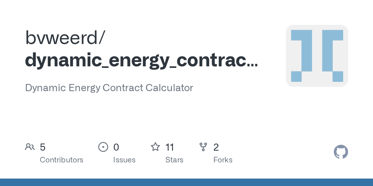 Dynamic Energy Contract Calculator preview