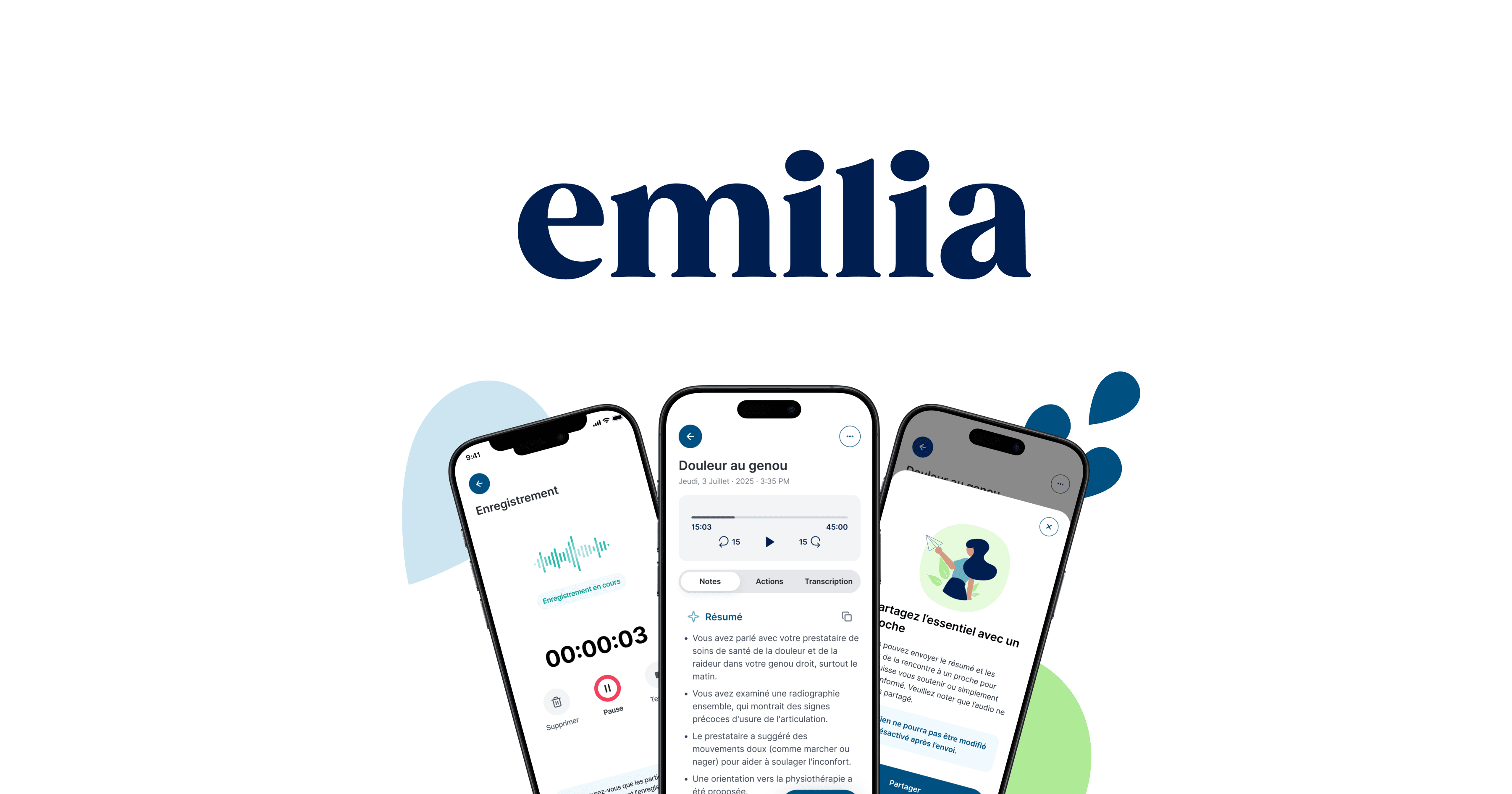 Emilia - Patient notes preview