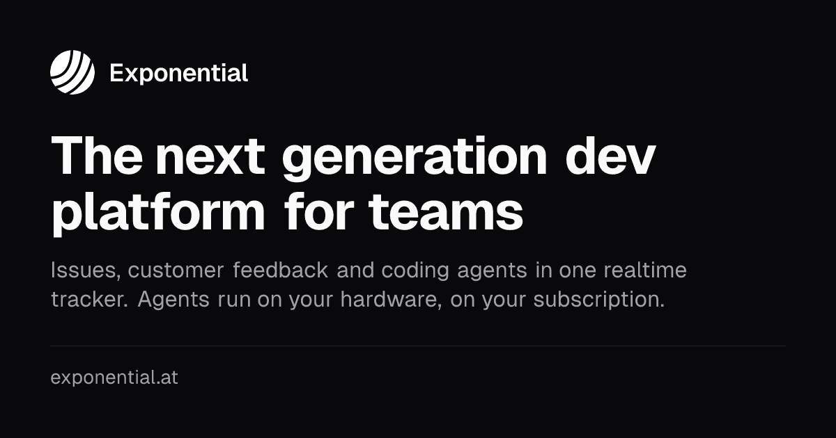 Exponential preview