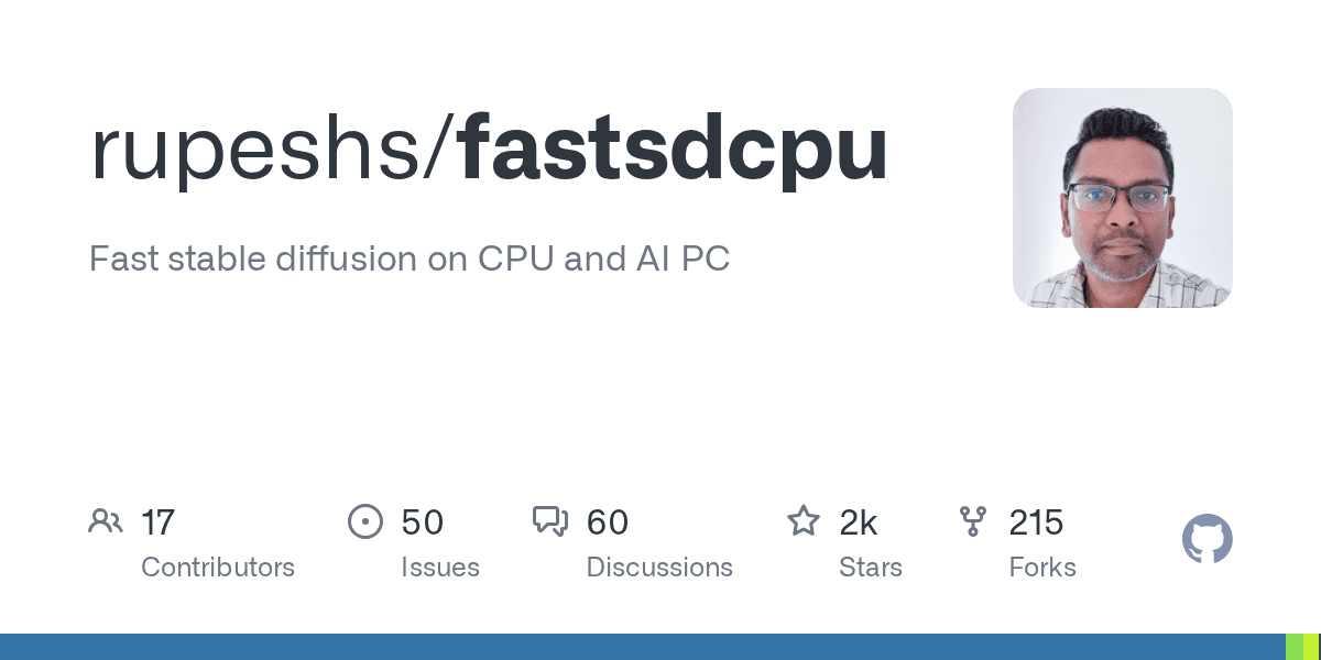 FastSD CPU preview