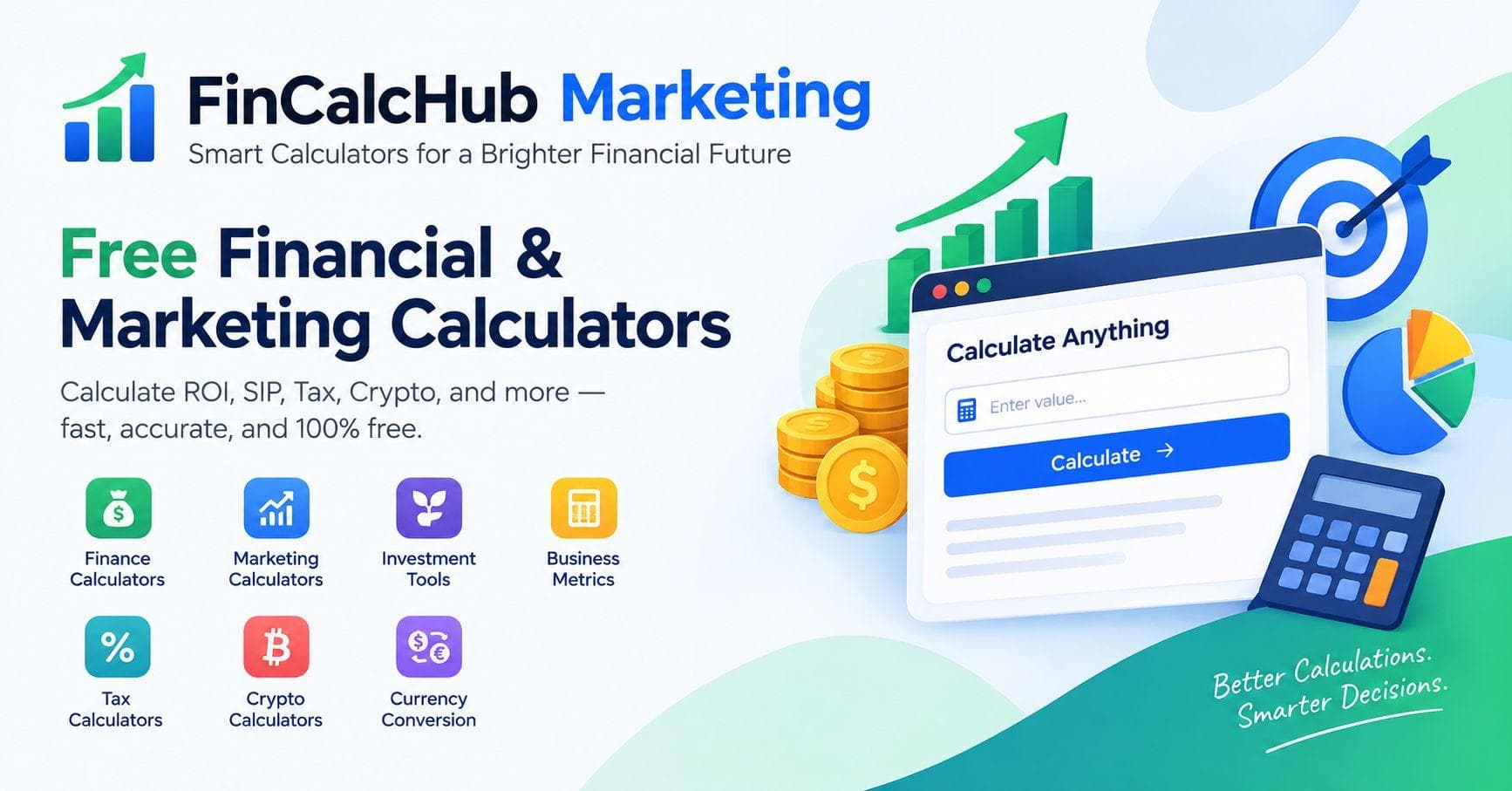 FinCalcHub Marketing preview