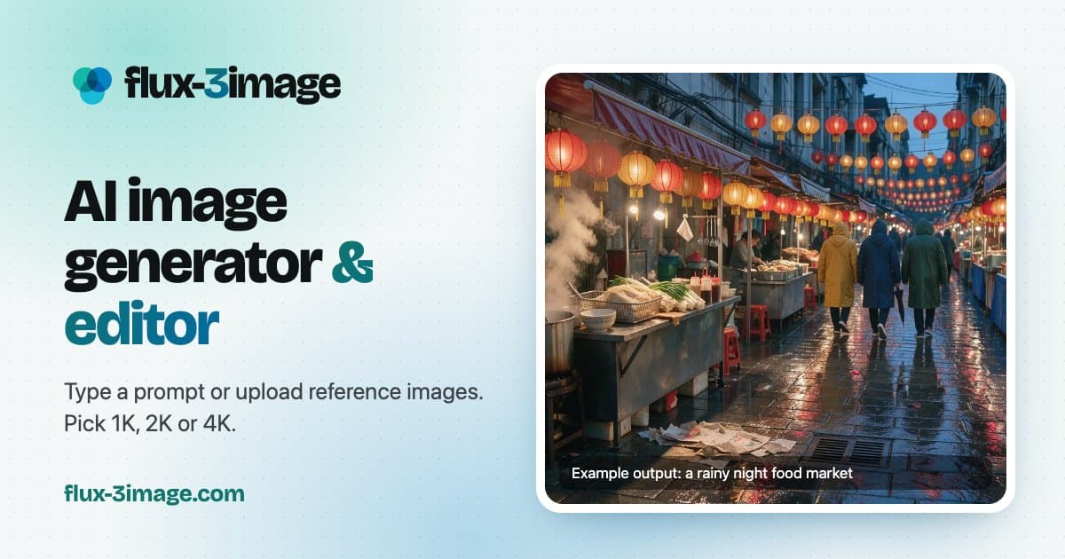 FLUX 3 Image preview
