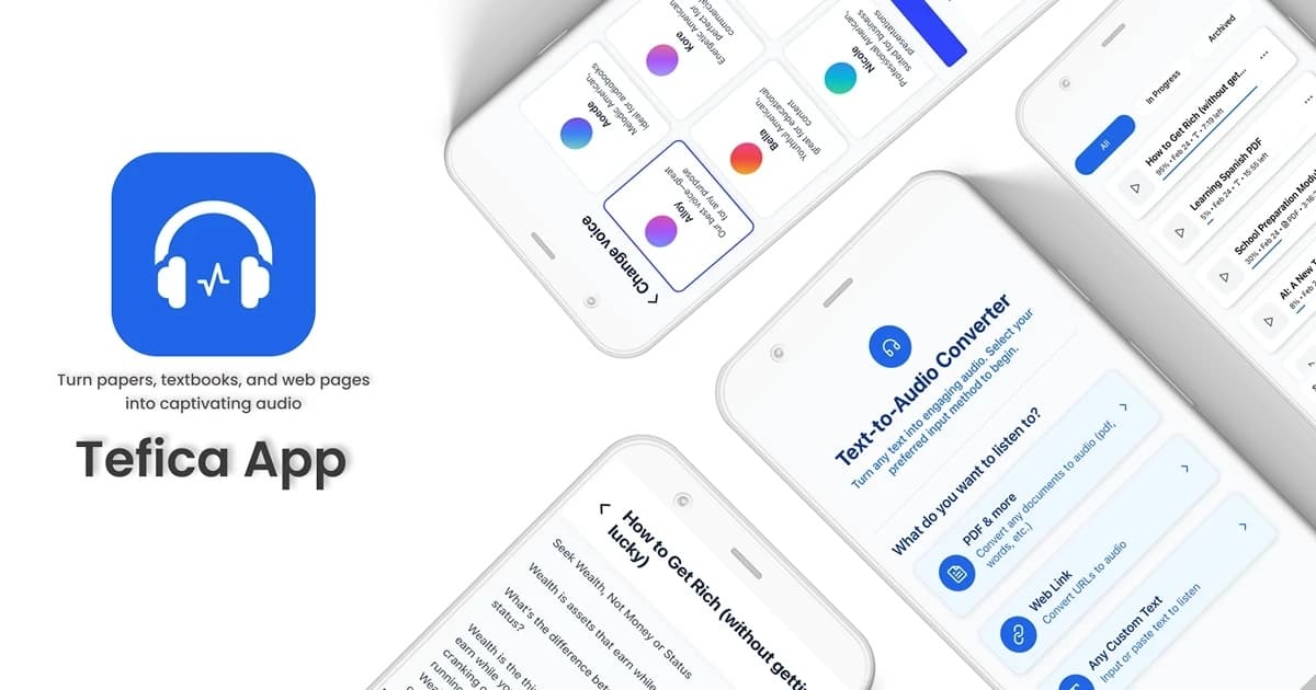 Frateca: Text to Speech Reader preview