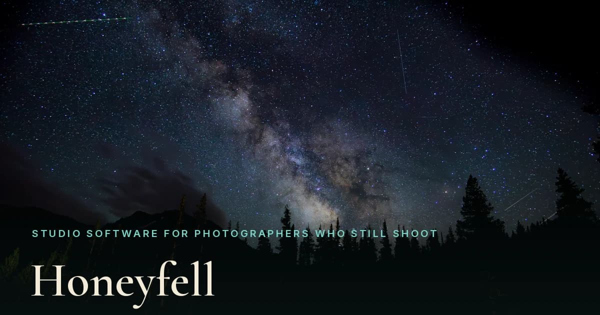 Honeyfell: Photographer CRM preview