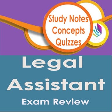Legal Assistant Exam Review logo