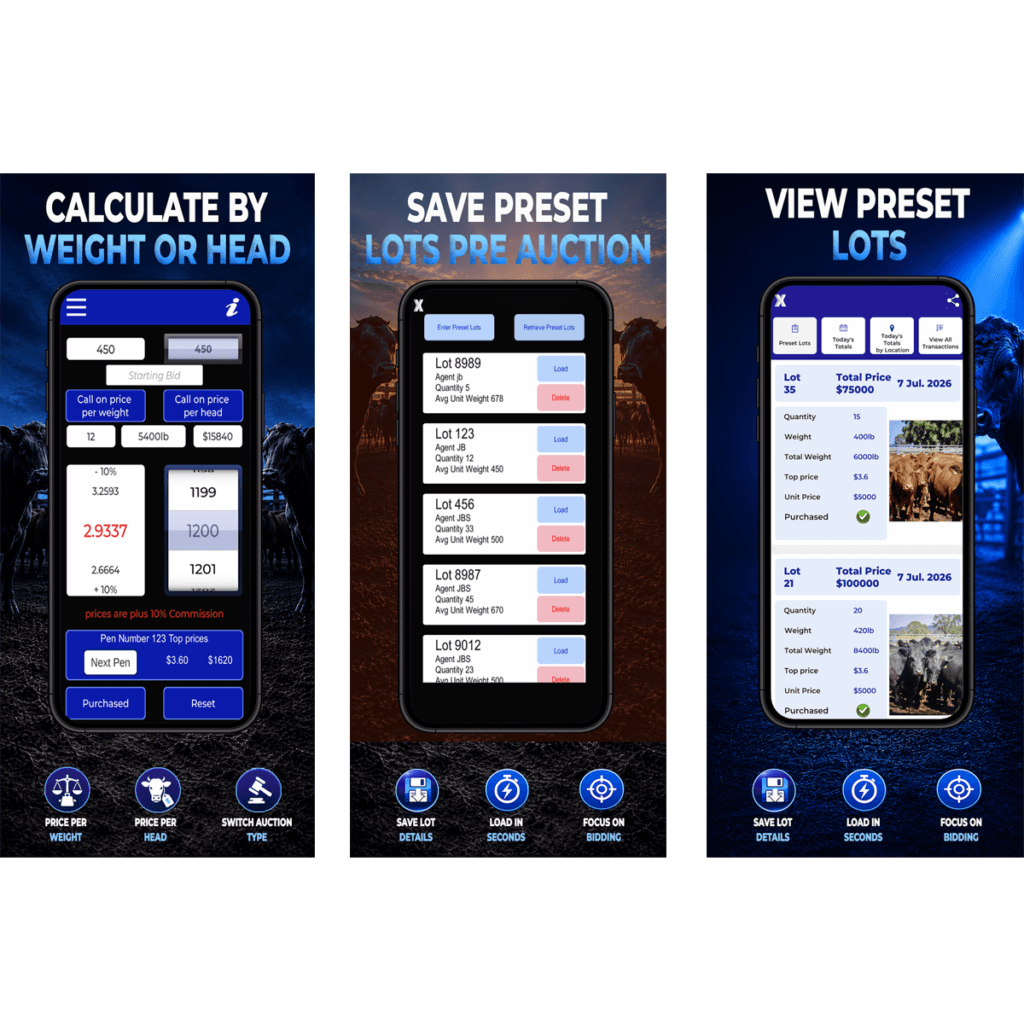Livestock Auction Calculator preview