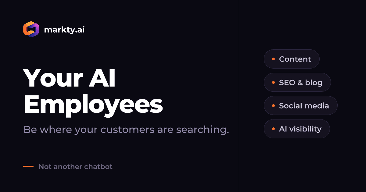 Markty AI preview