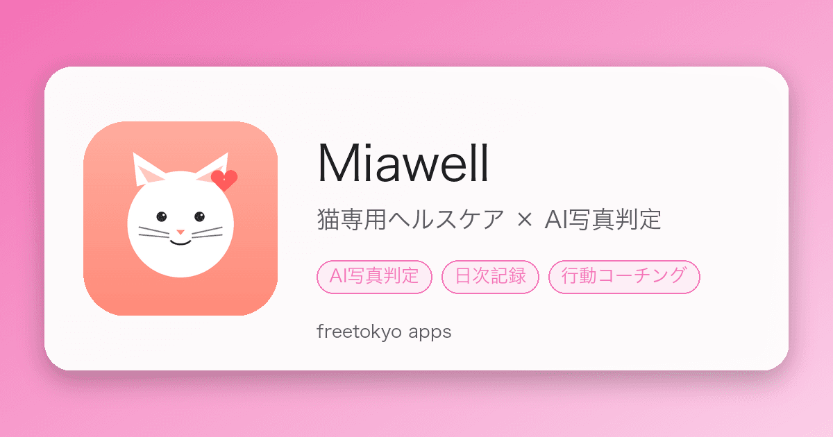 Miawell: Cat Health Log preview