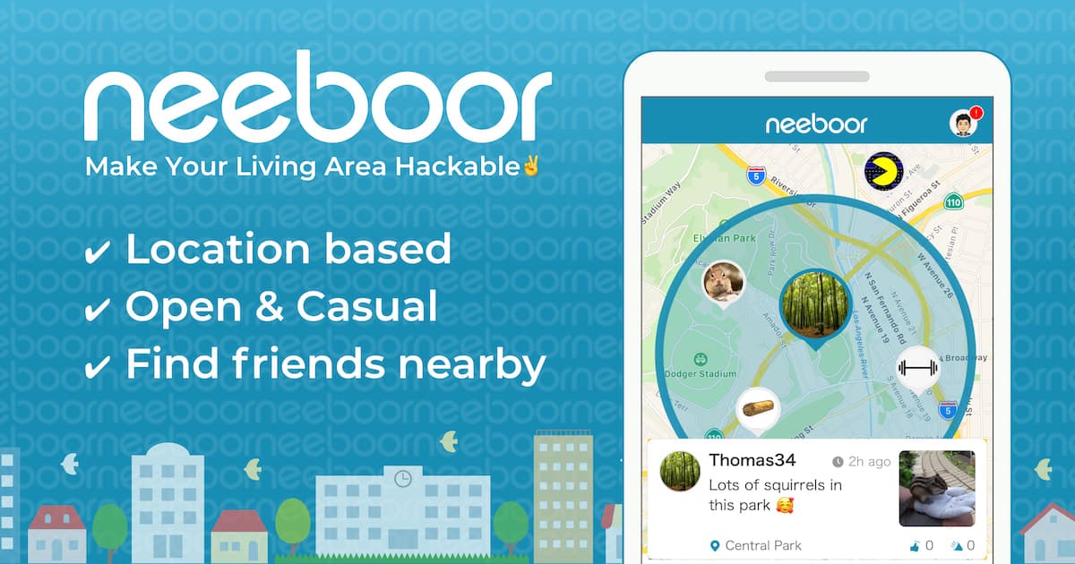 Neeboor - Local neighbors app preview