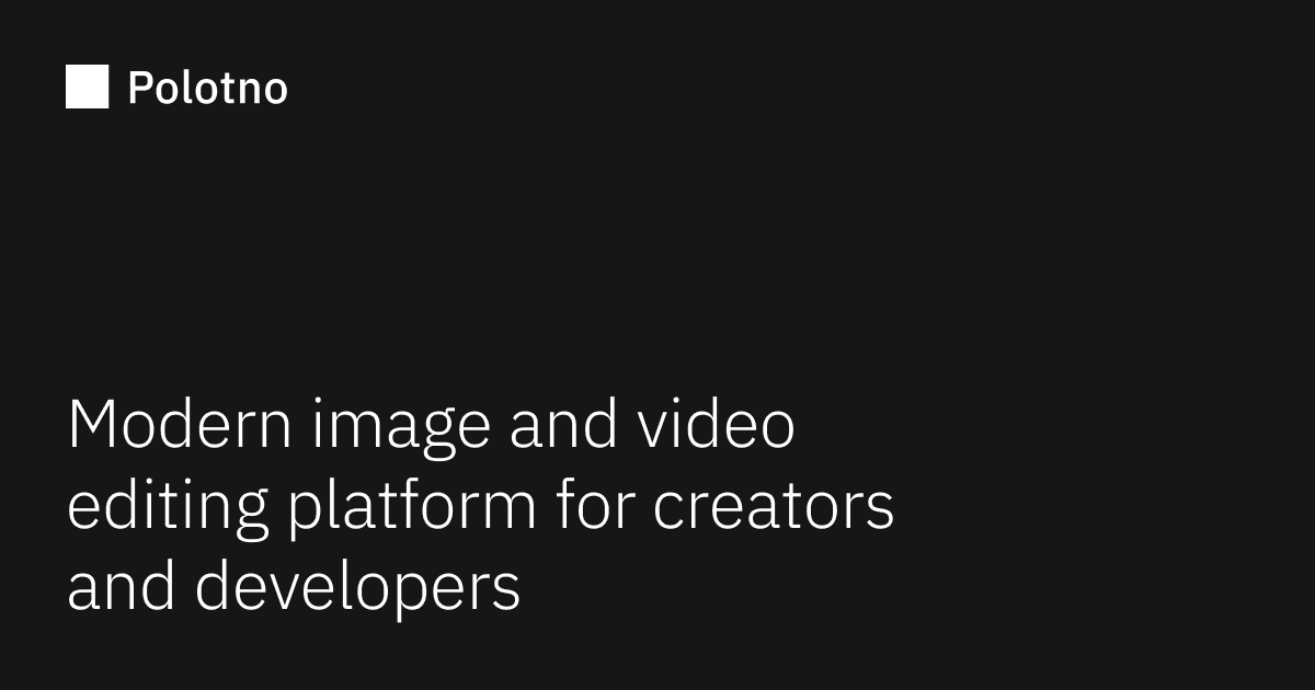 Polotno SDK preview