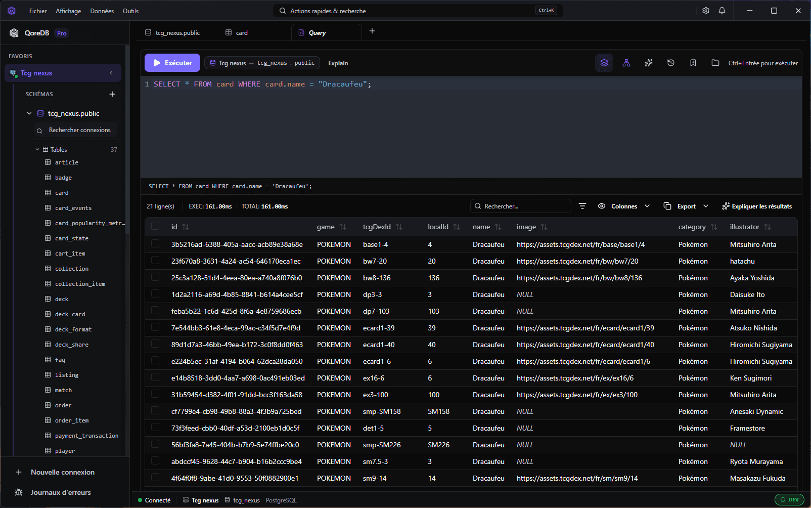 QoreDB preview