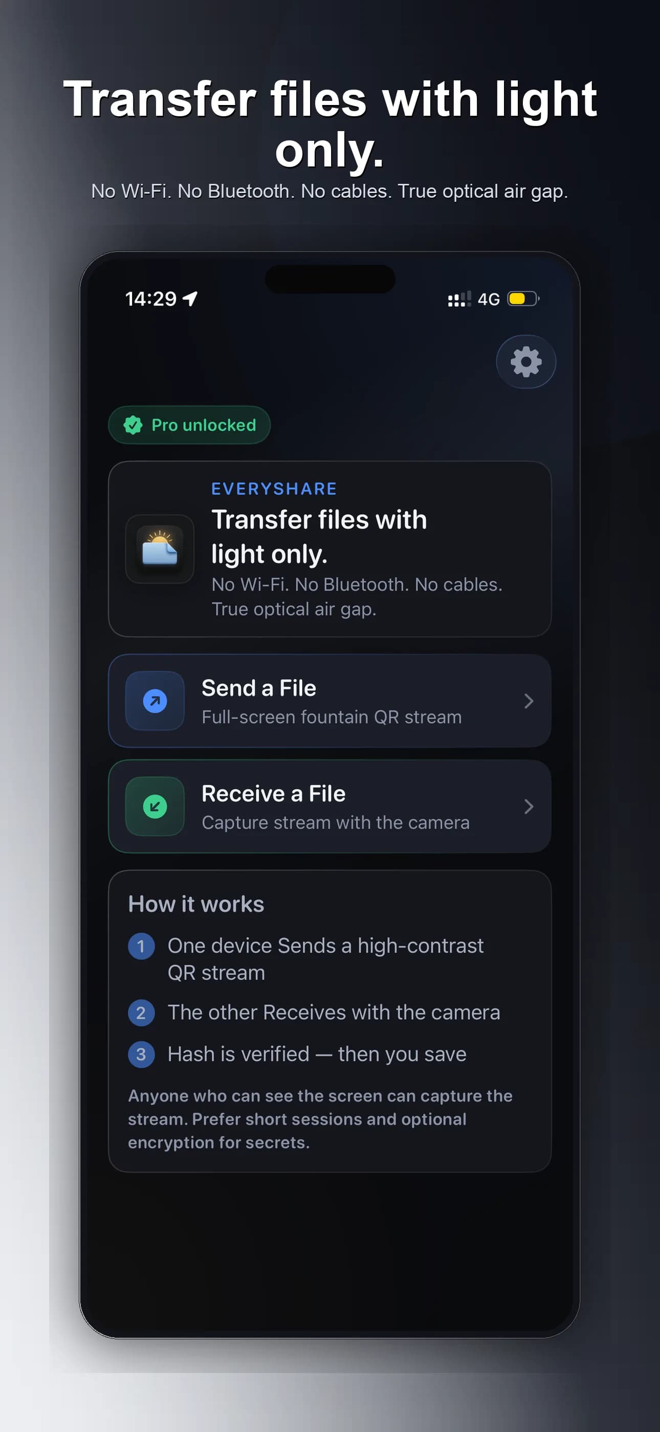 ShareByLight preview
