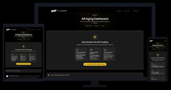 SkyLimit AR Aging Dashboard preview