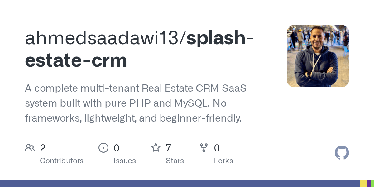 SplashEstate CRM preview