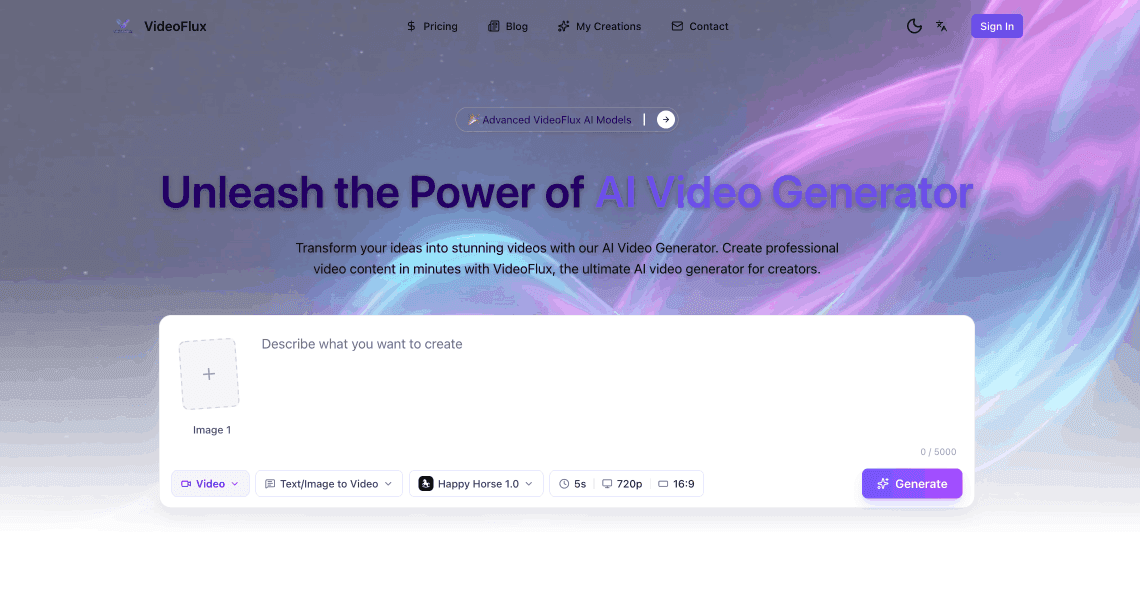VideoFlux preview