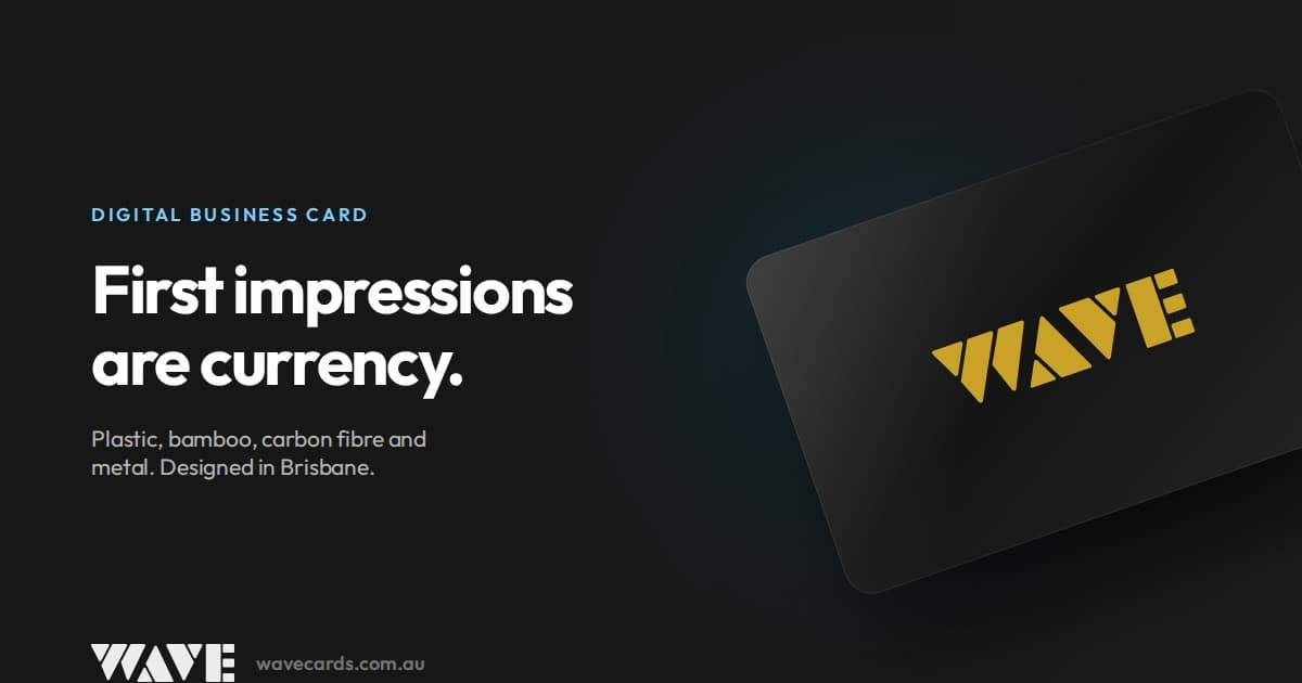 WaveCards – NFC Business Card preview