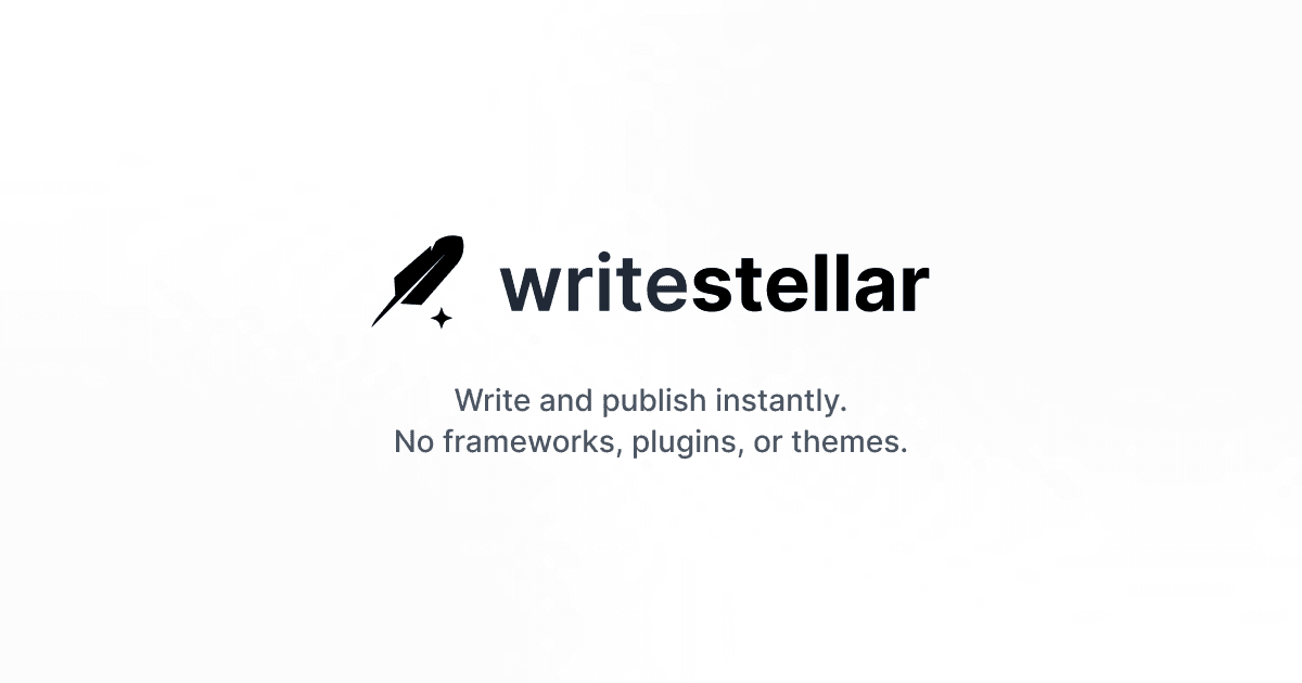 WriteStellar preview